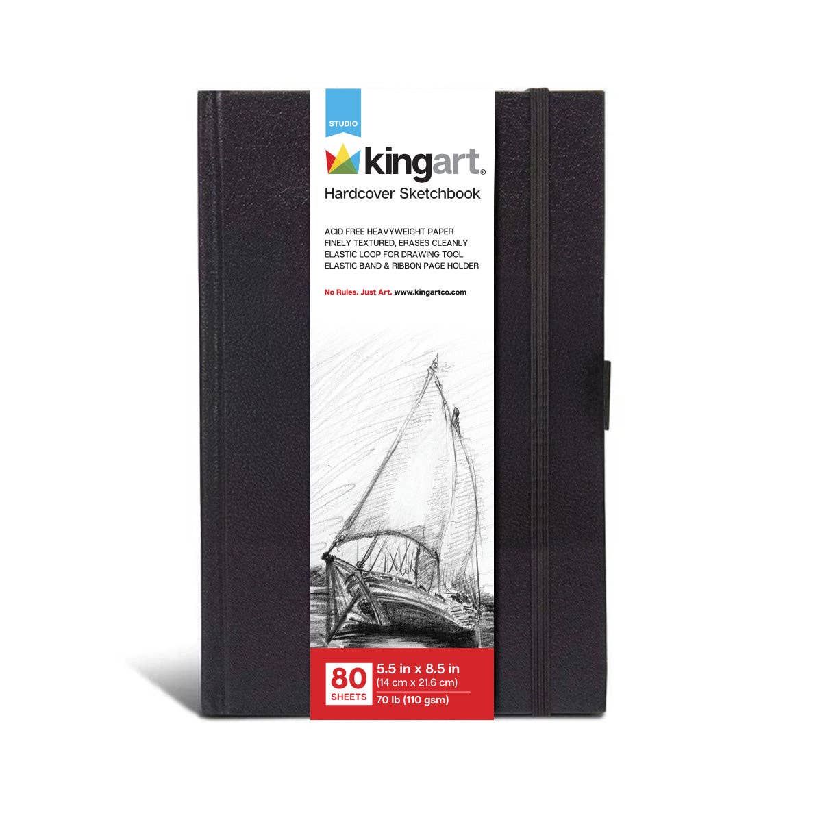 Hardcover Sketchbook - 5.5” x 8.5” 80 sheets - Dear John