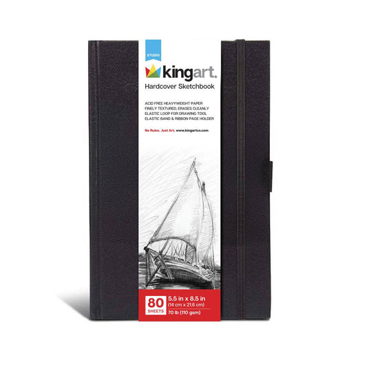 Hardcover Sketchbook - 5.5” x 8.5” 80 sheets - Dear John