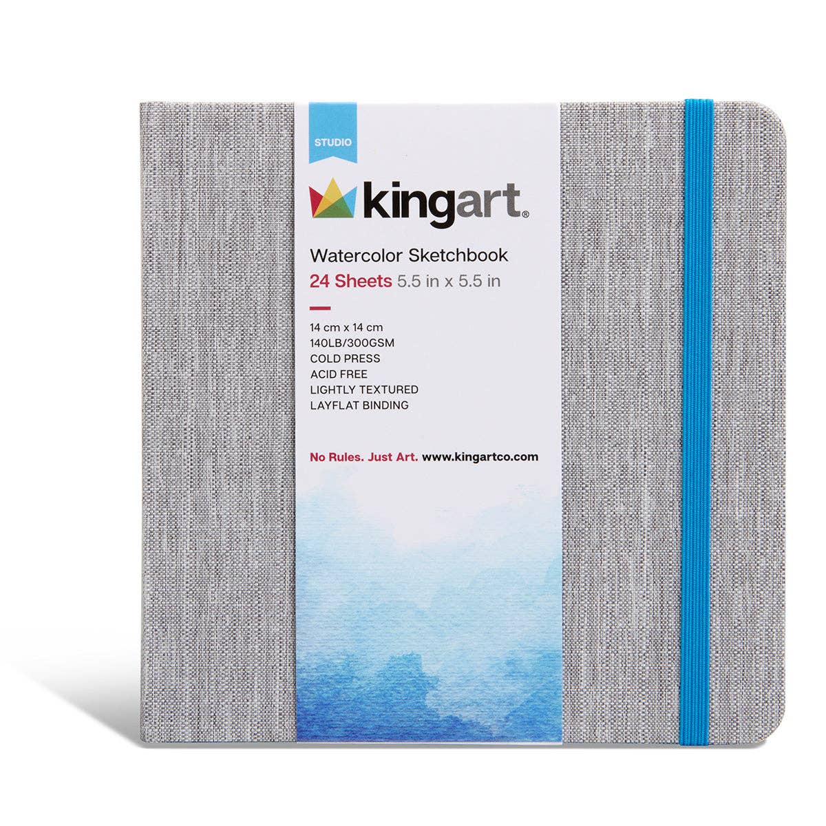 Hardcover Watercolor Paper Sketchbook 5.5” x 5.5” - 24 Pages - Dear John