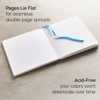 Hardcover Watercolor Paper Sketchbook 5.5” x 5.5” - 24 Pages - Dear John
