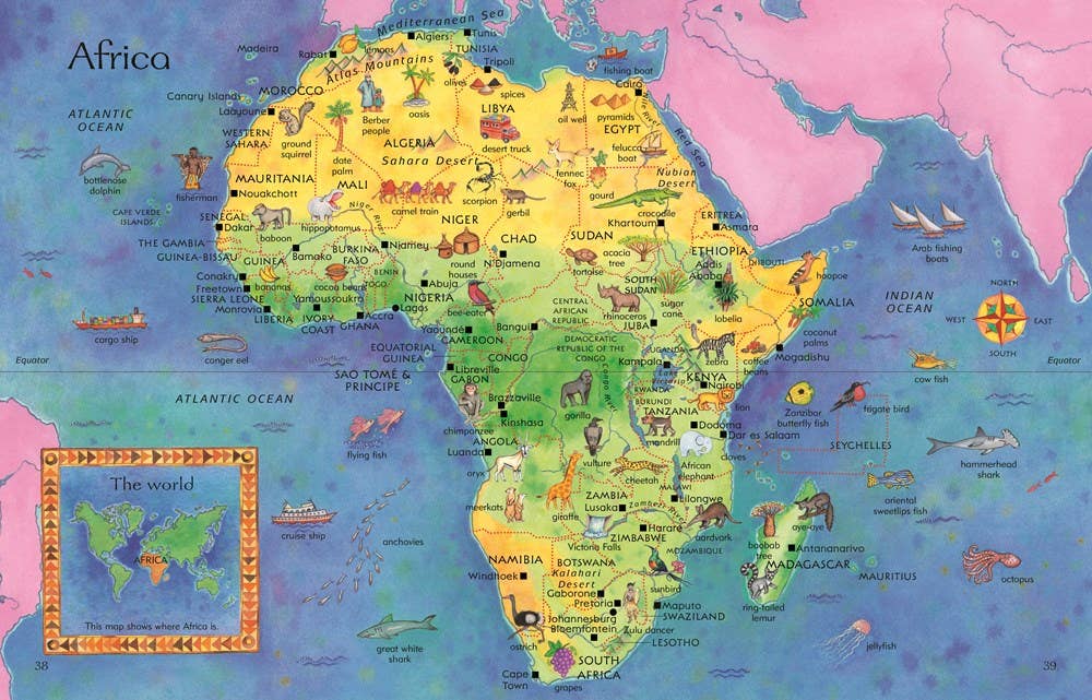 HarperCollins - Children's Picture Atlas: Usborne - Dear John