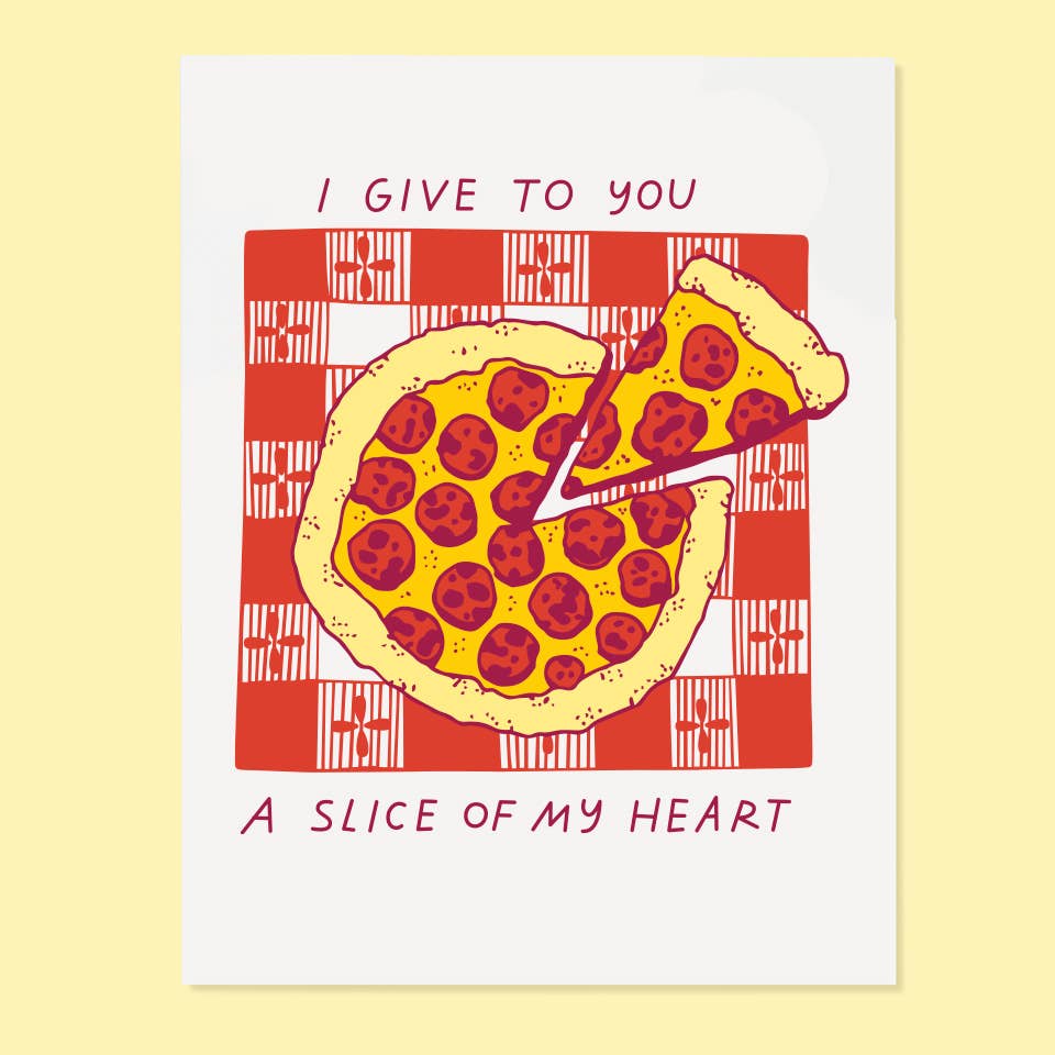 Heart Slice Card - Dear John