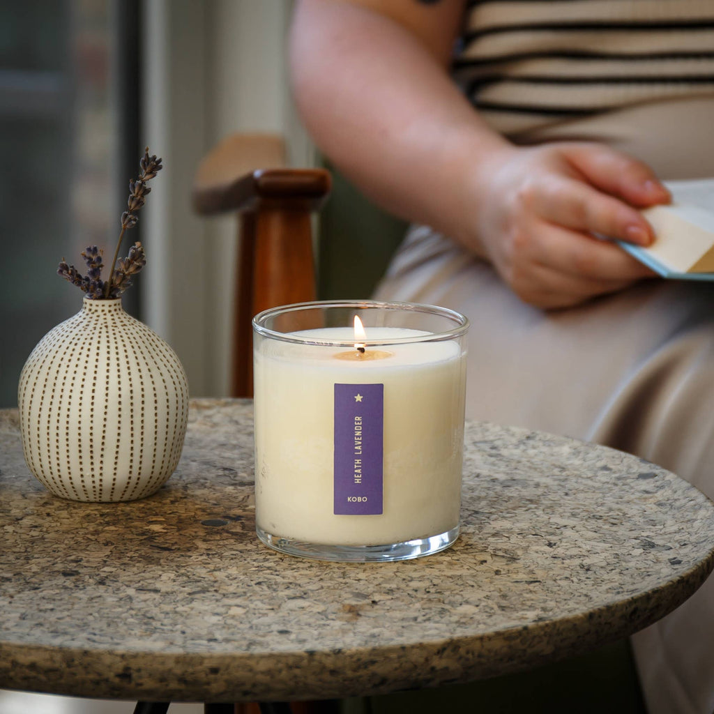 Heath Lavender - Plant the Box Candle - 9oz. - Dear John