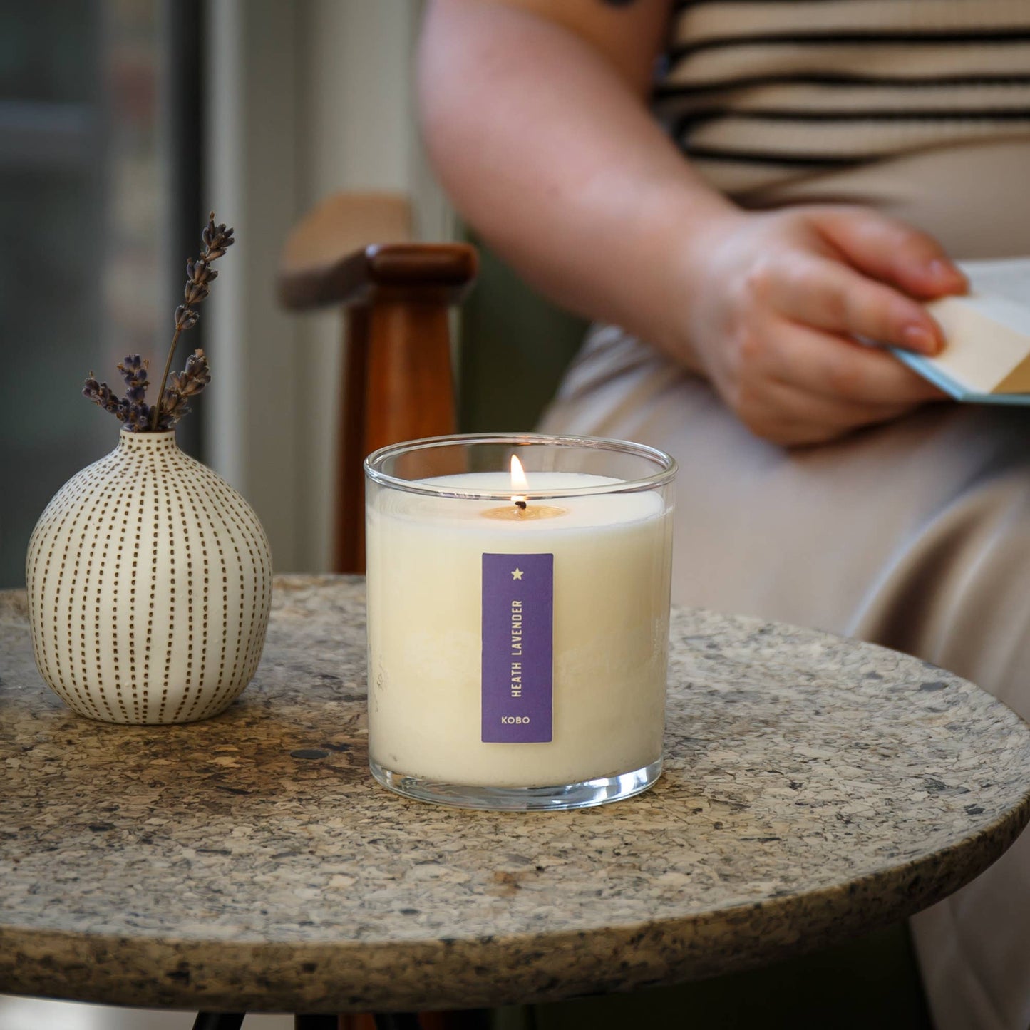 Heath Lavender - Plant the Box Candle - 9oz. - Dear John