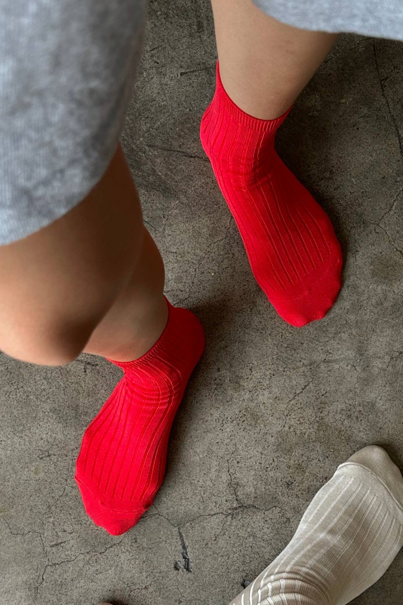 Her Socks - Mercerized Combed Cotton Rib - Dear John