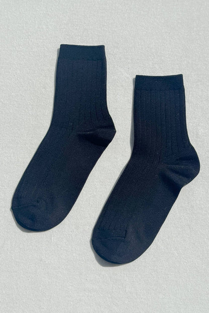Her Socks - Mercerized Combed Cotton Rib - Dear John