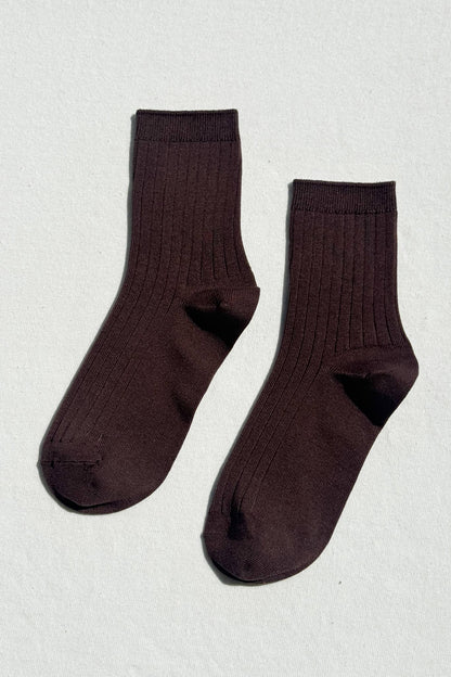 Her Socks - Mercerized Combed Cotton Rib - Dear John