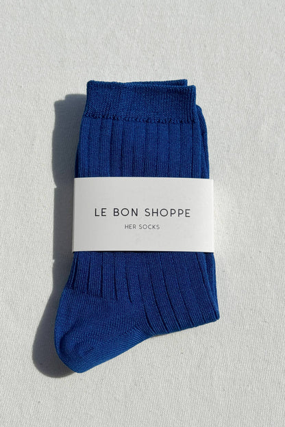 Her Socks - Mercerized Combed Cotton Rib - Dear John