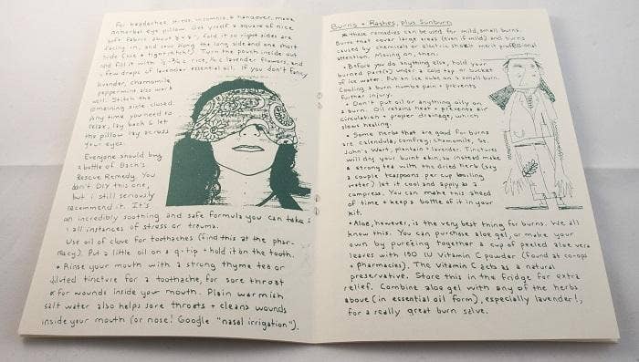 Herbal First Aid: Assembling a Natural First Aid Kit (Zine) - Dear John