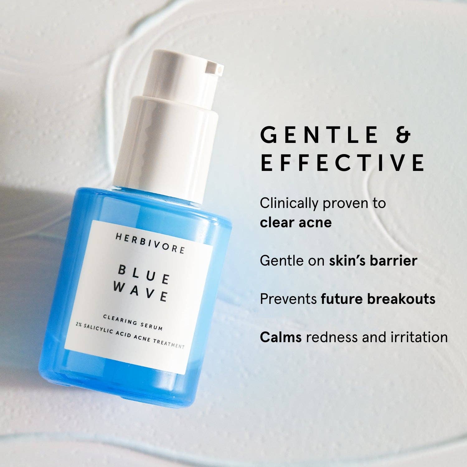 Herbivore Botanicals - BLUE WAVE 2% Salicylic Acid Medicated Acne Clearing Serum - Dear John