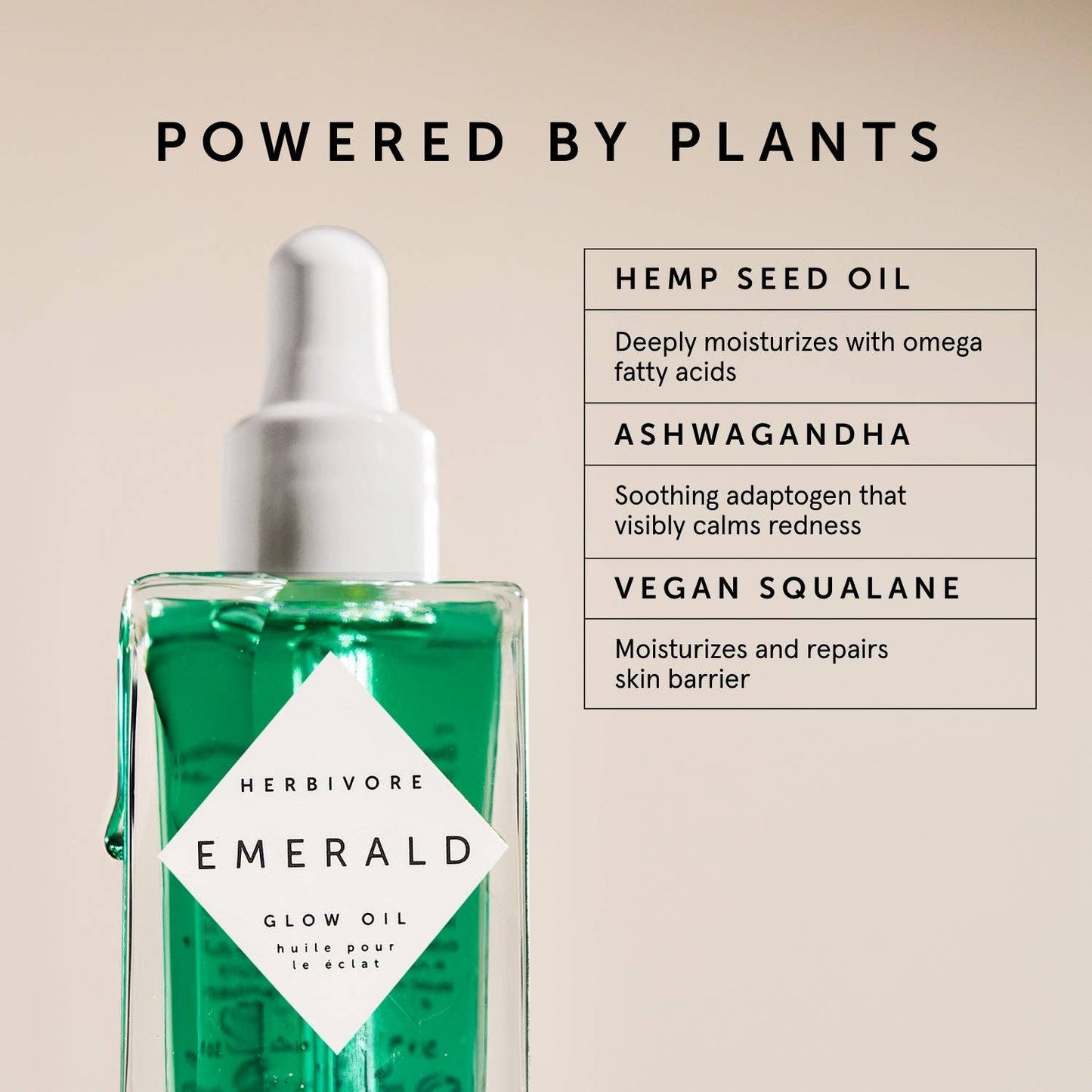 Herbivore Botanicals - EMERALD Calming Facial Oil - Dear John