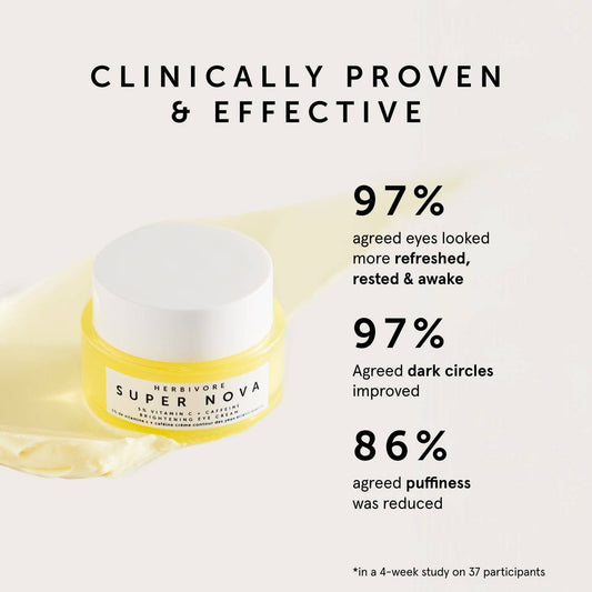 Herbivore Botanicals - SUPER NOVA 5% Vitamin C + Caffeine Brightening Eye Cream - Dear John