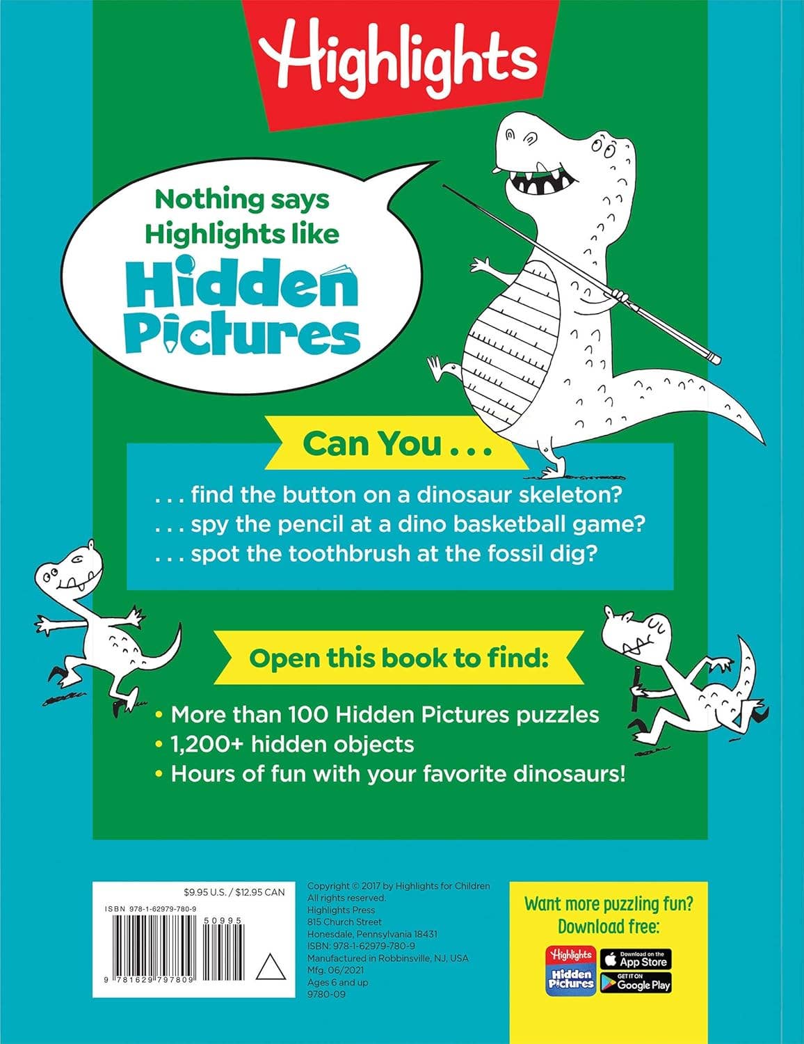 Hidden Pictures: Dinosaurs — A Highlights Seek - and - Find Adventure - Dear John