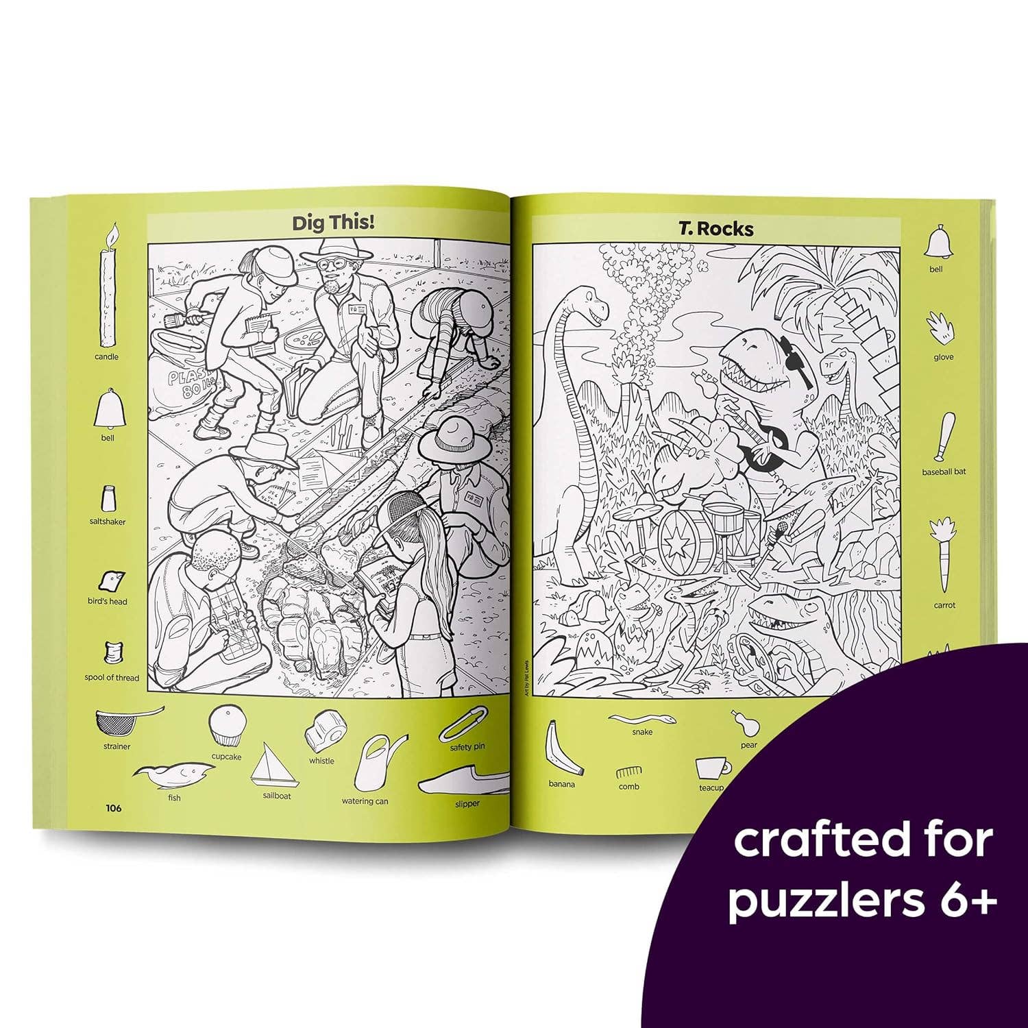 Hidden Pictures: Dinosaurs — A Highlights Seek - and - Find Adventure - Dear John