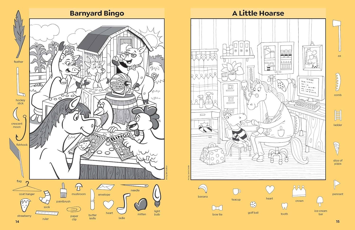 Hidden Pictures: Horses — A Highlights Seek - and - Find for Horse Lovers - Dear John