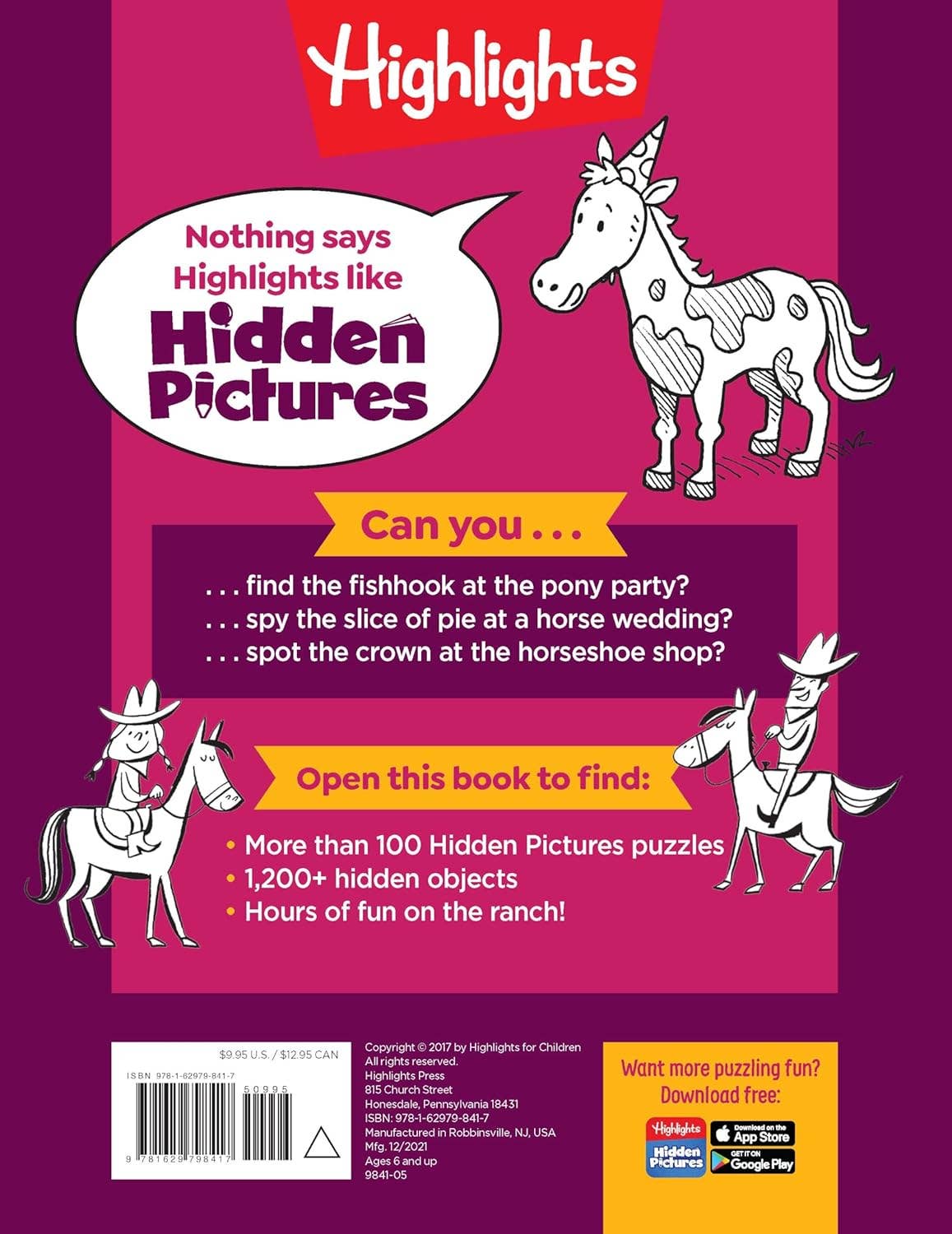 Hidden Pictures: Horses — A Highlights Seek - and - Find for Horse Lovers - Dear John