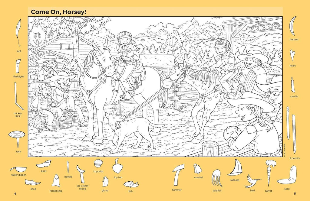 Hidden Pictures: Horses — A Highlights Seek - and - Find for Horse Lovers - Dear John