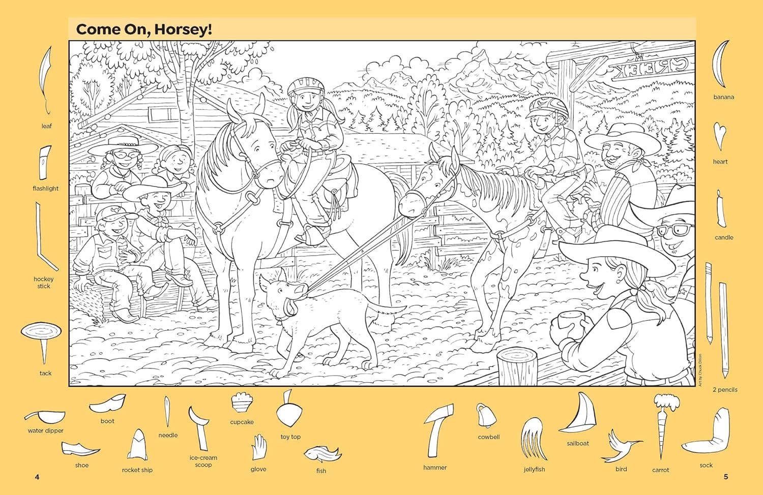 Hidden Pictures: Horses — A Highlights Seek - and - Find for Horse Lovers - Dear John