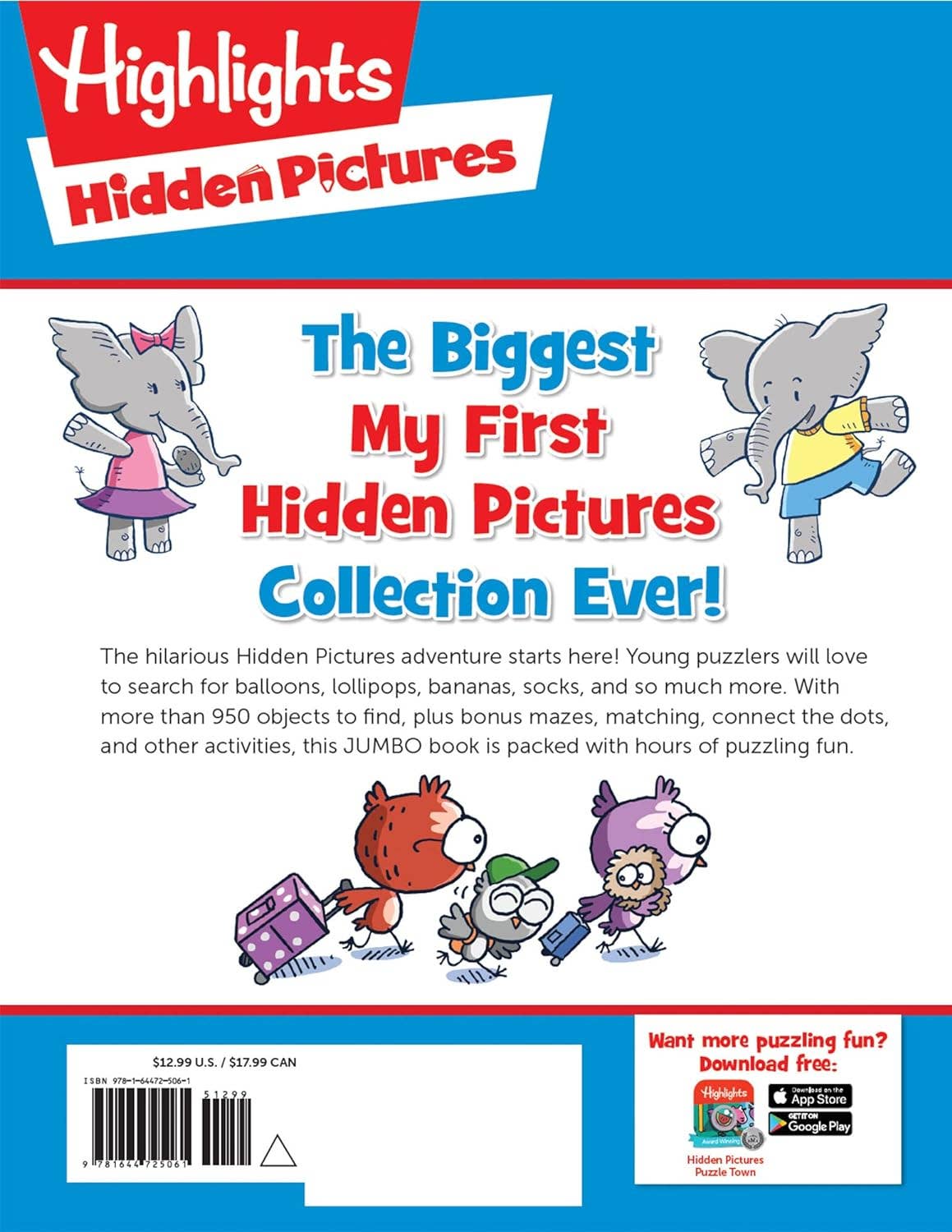 Highlights for Children - Jumbo Book of My First Hidden Pictures - Dear John
