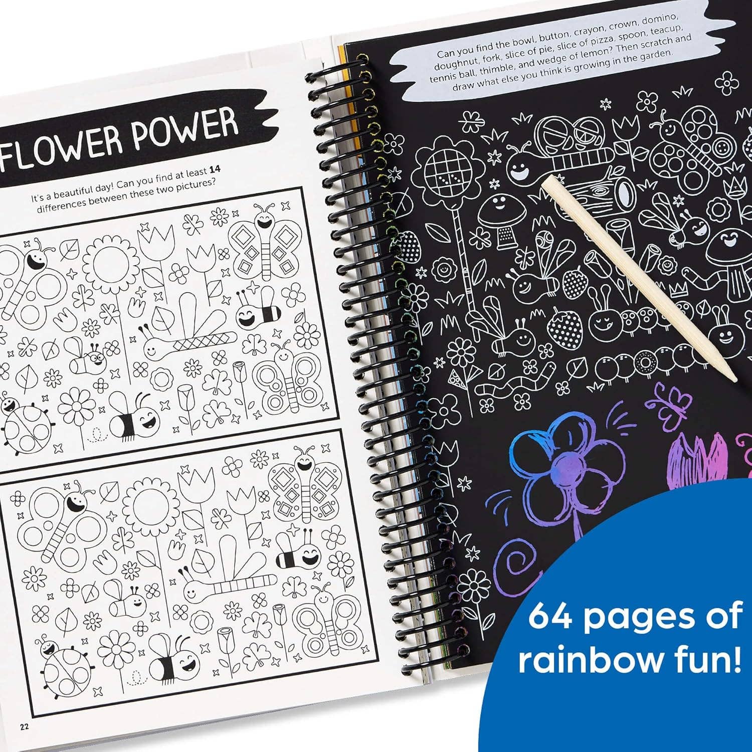 Highlights for Children - Scratch - Off Hidden Pictures Rainbow Party Puzzles - Dear John