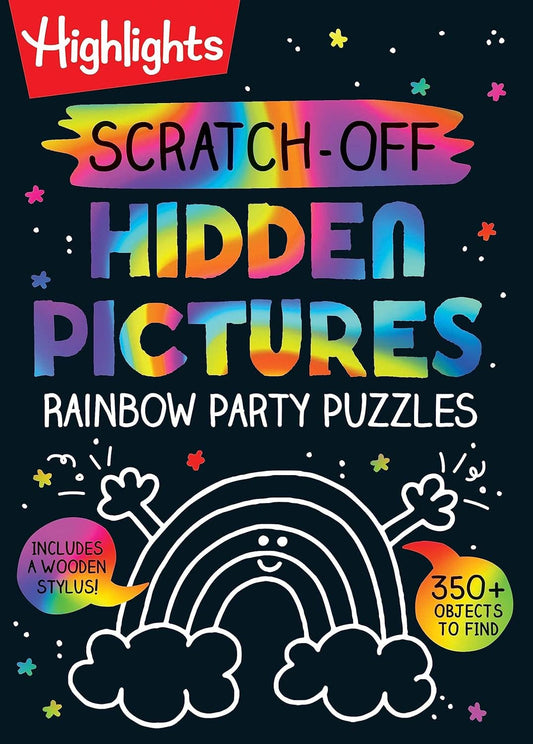 Highlights for Children - Scratch - Off Hidden Pictures Rainbow Party Puzzles - Dear John