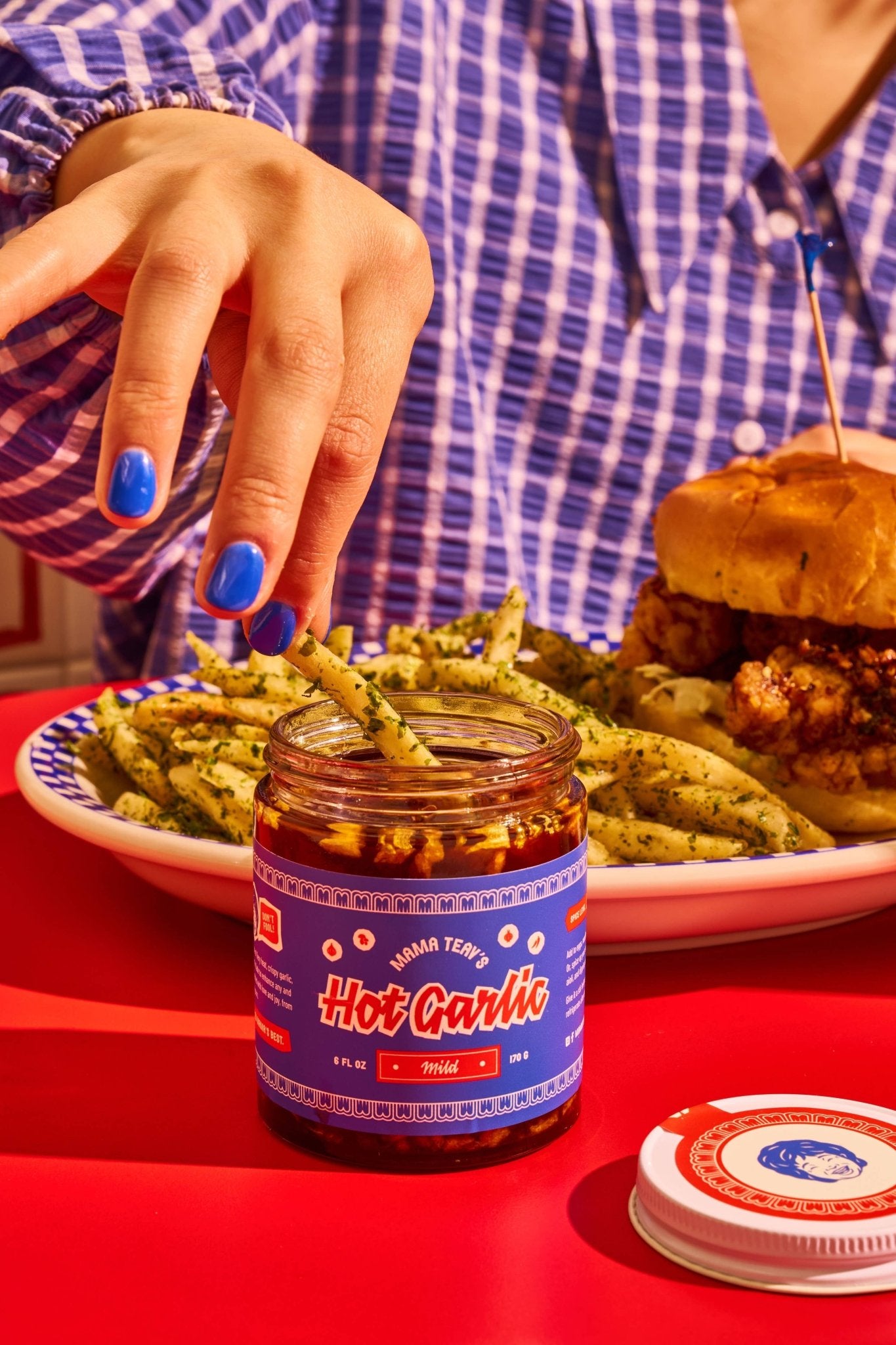 Hot Garlic Chili Crisp - MILD - All Natural - Dear John