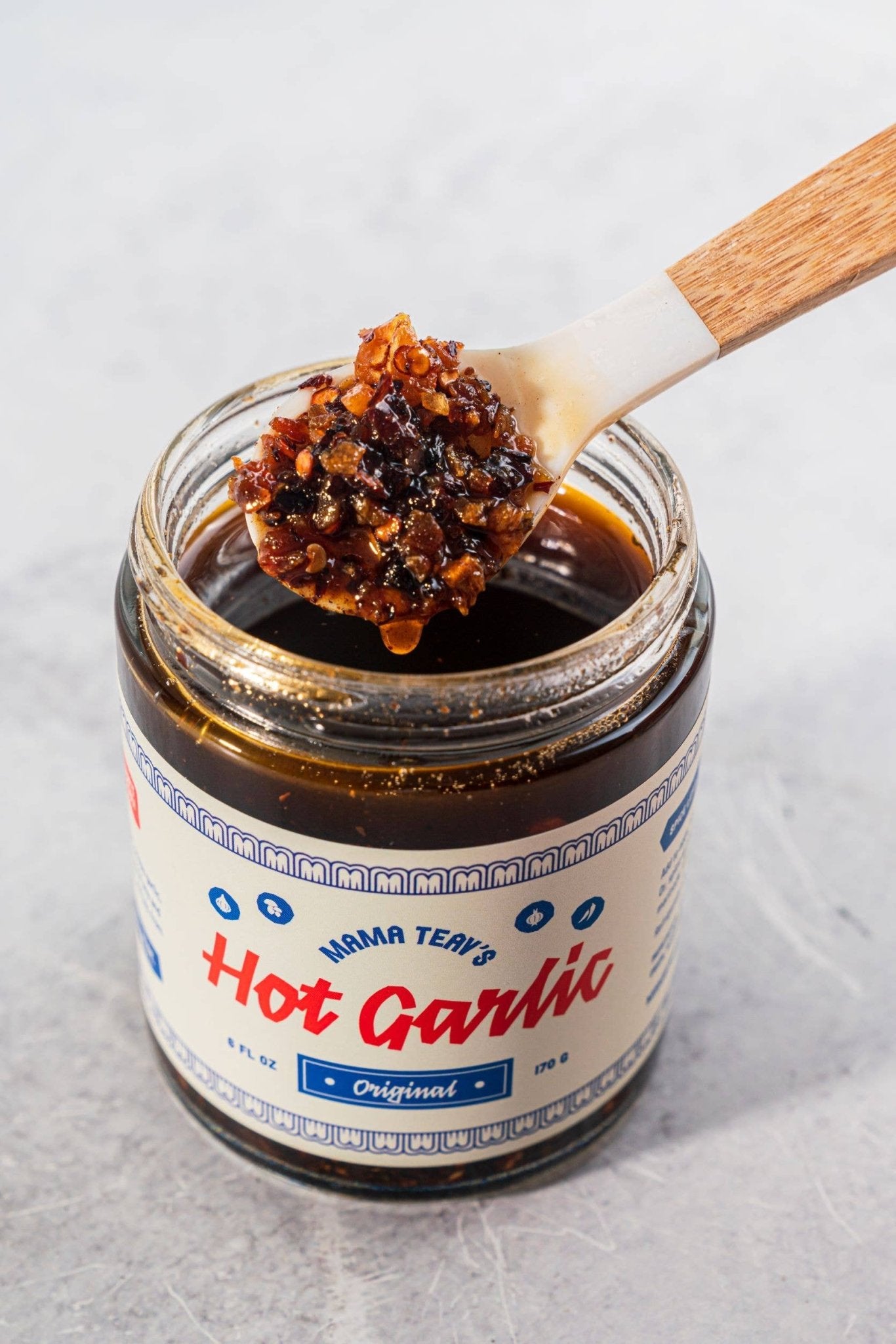 Hot Garlic Chili Crisp - ORIGINAL (OG) - All Natural - Dear John
