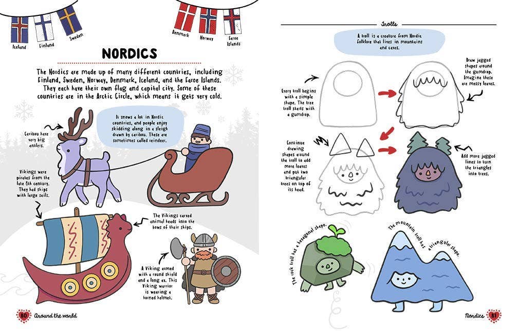 How to Draw Cute Stuff: Around the World by Angela Nguyen - Dear John