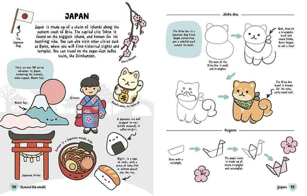 How to Draw Cute Stuff: Around the World by Angela Nguyen - Dear John