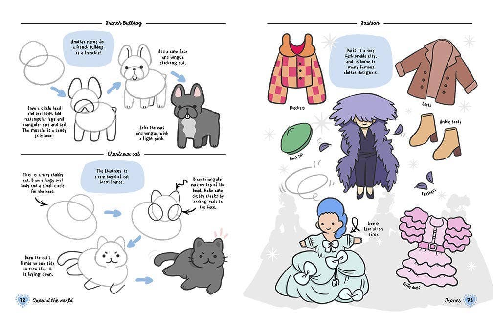 How to Draw Cute Stuff: Around the World by Angela Nguyen - Dear John