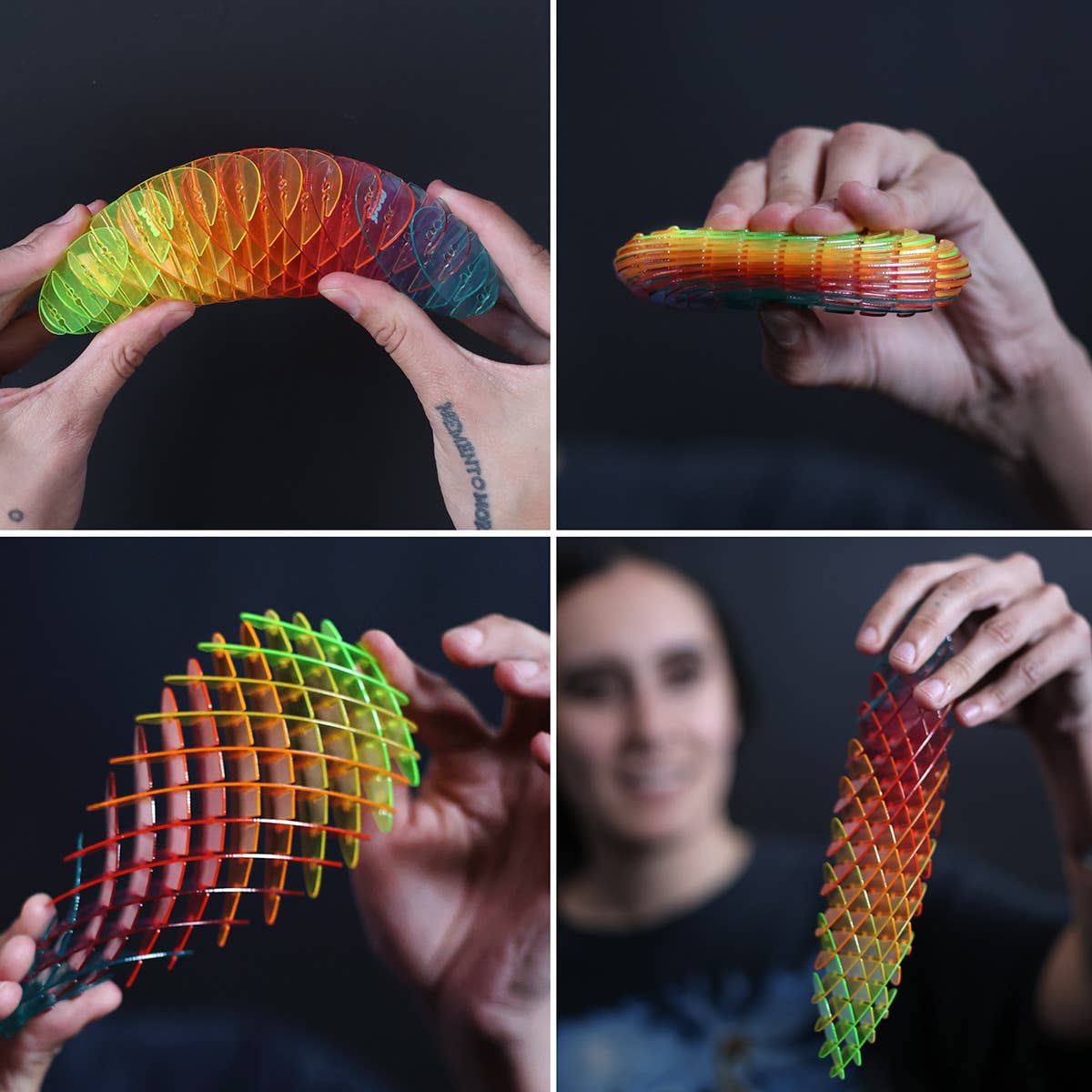 Humango - Morf Fidget Worm Rainbow Small - Dear John