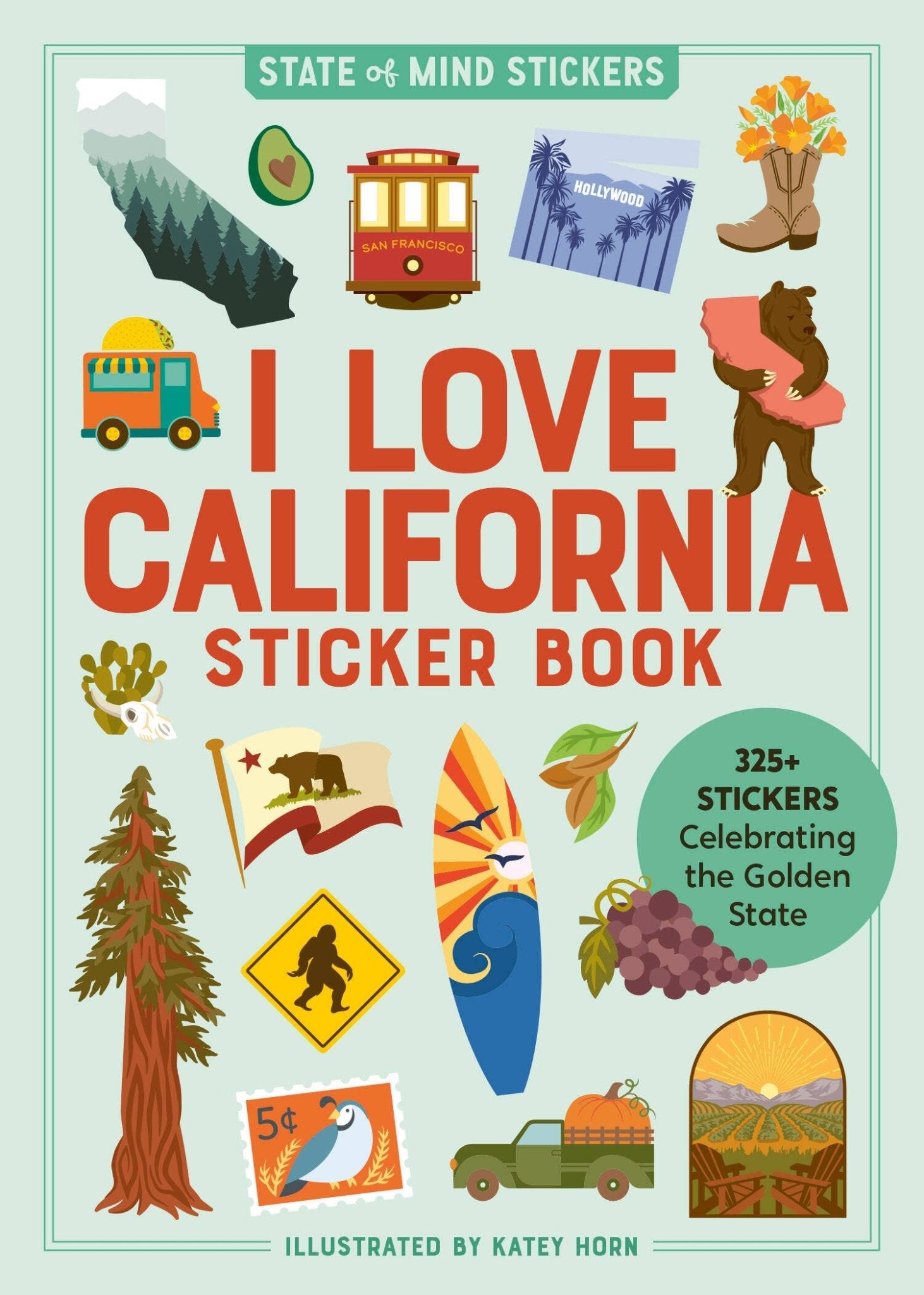 I Love California Sticker Book - Dear John