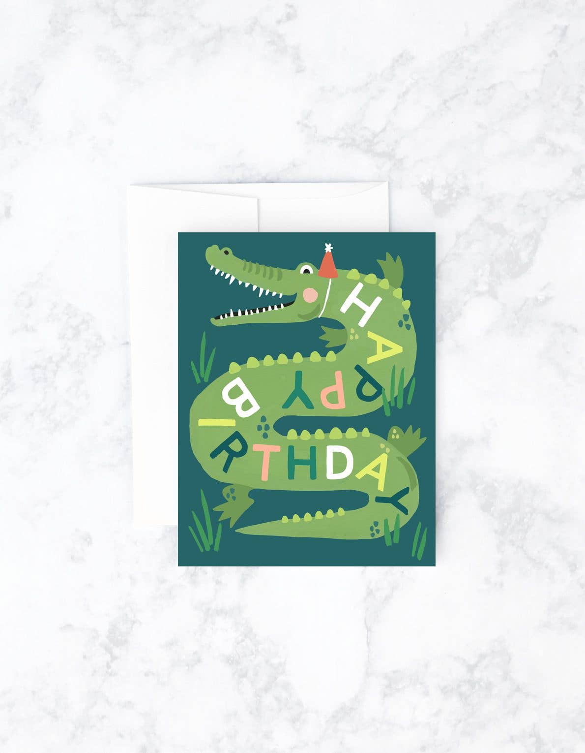 Idlewild Co. - Birthday Greeting Card | Gator Birthday - Dear John