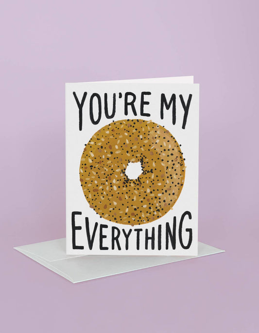 Idlewild Co. - Everything Bagel Greeting Card - Dear John