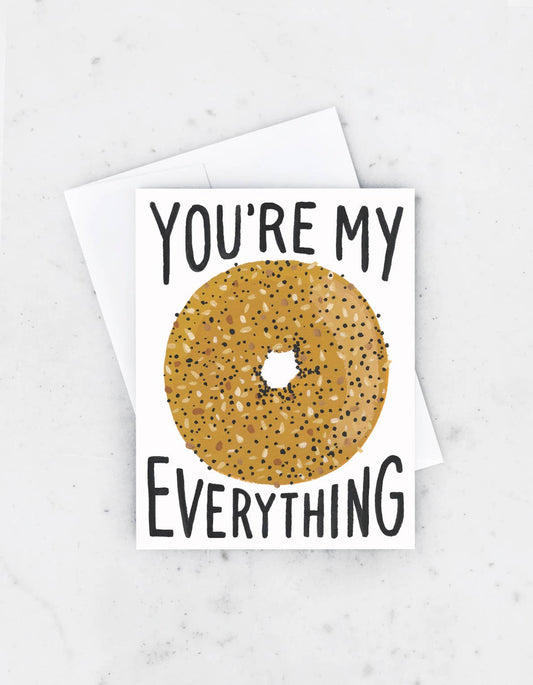 Idlewild Co. - Everything Bagel Greeting Card - Dear John