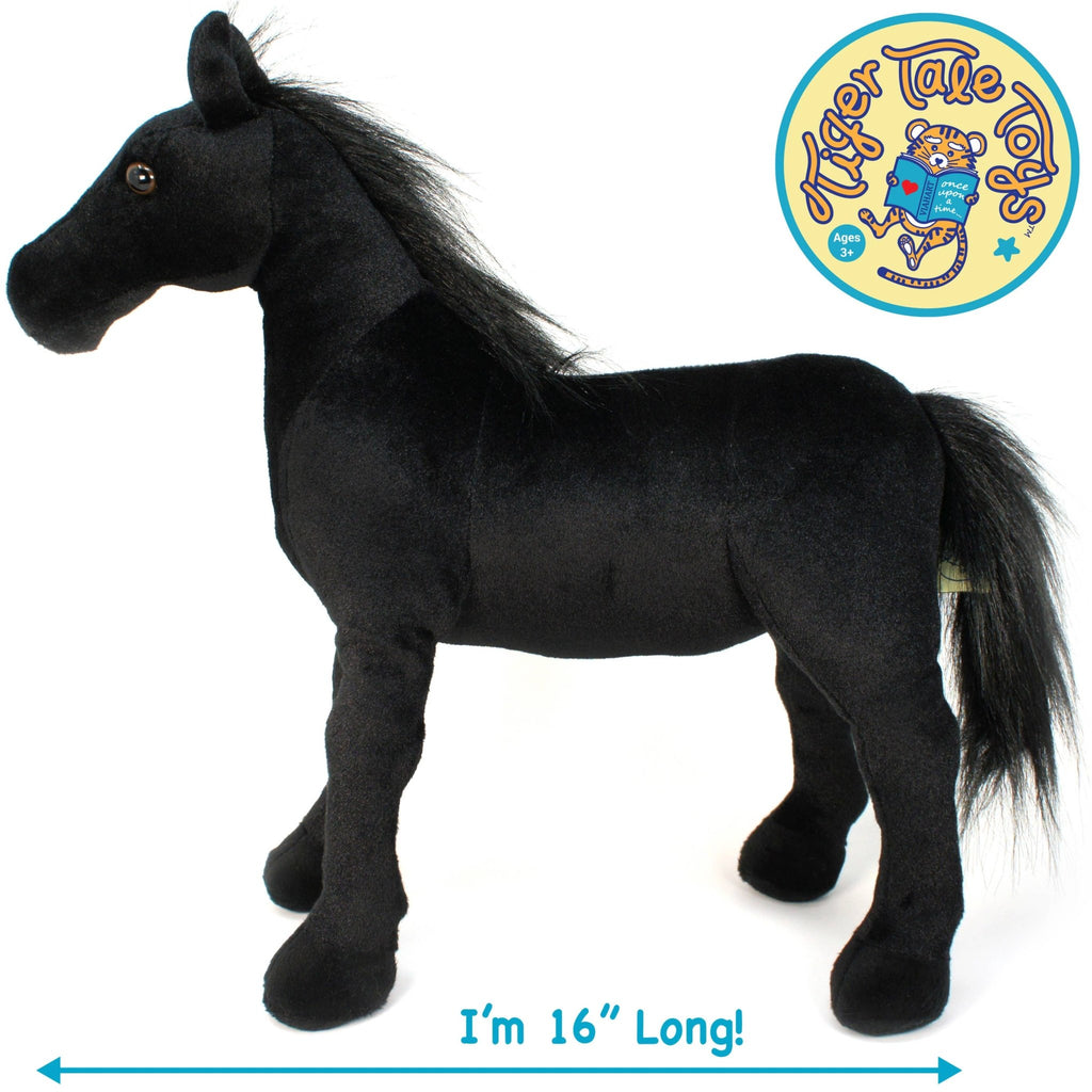 Ignacio The Black Stallion | 18 Inch Stuffed Animal Plush - Dear John