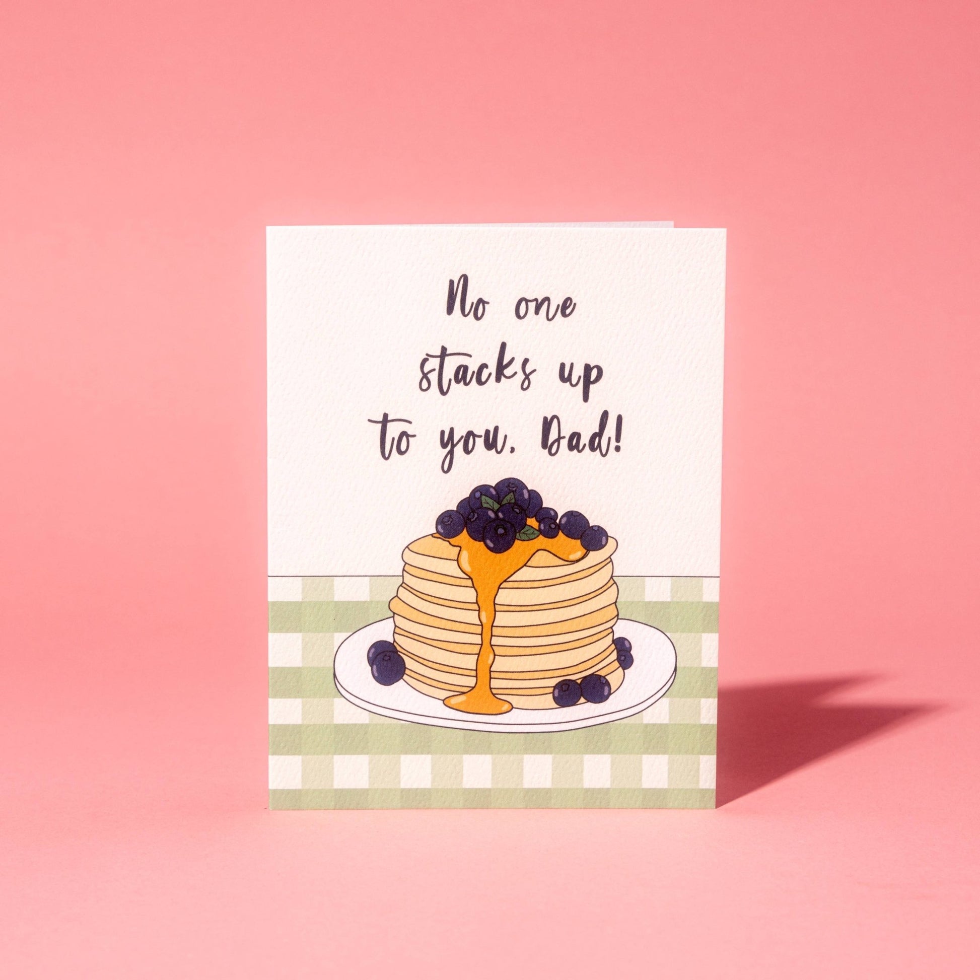 Illustrating Amy - Dad Pancakes Card - Dear John