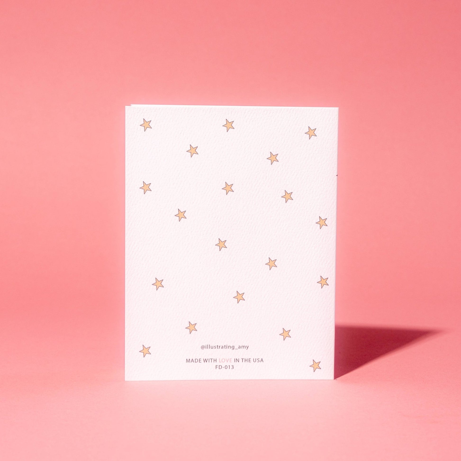 Illustrating Amy - Dad Rosette Card - Dear John