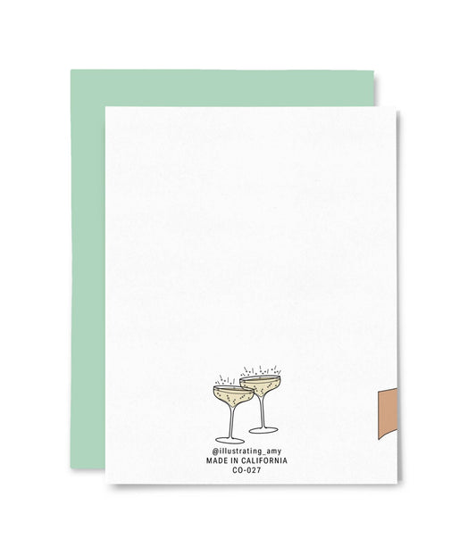 Illustrating Amy - Mazel Tov Card - Dear John