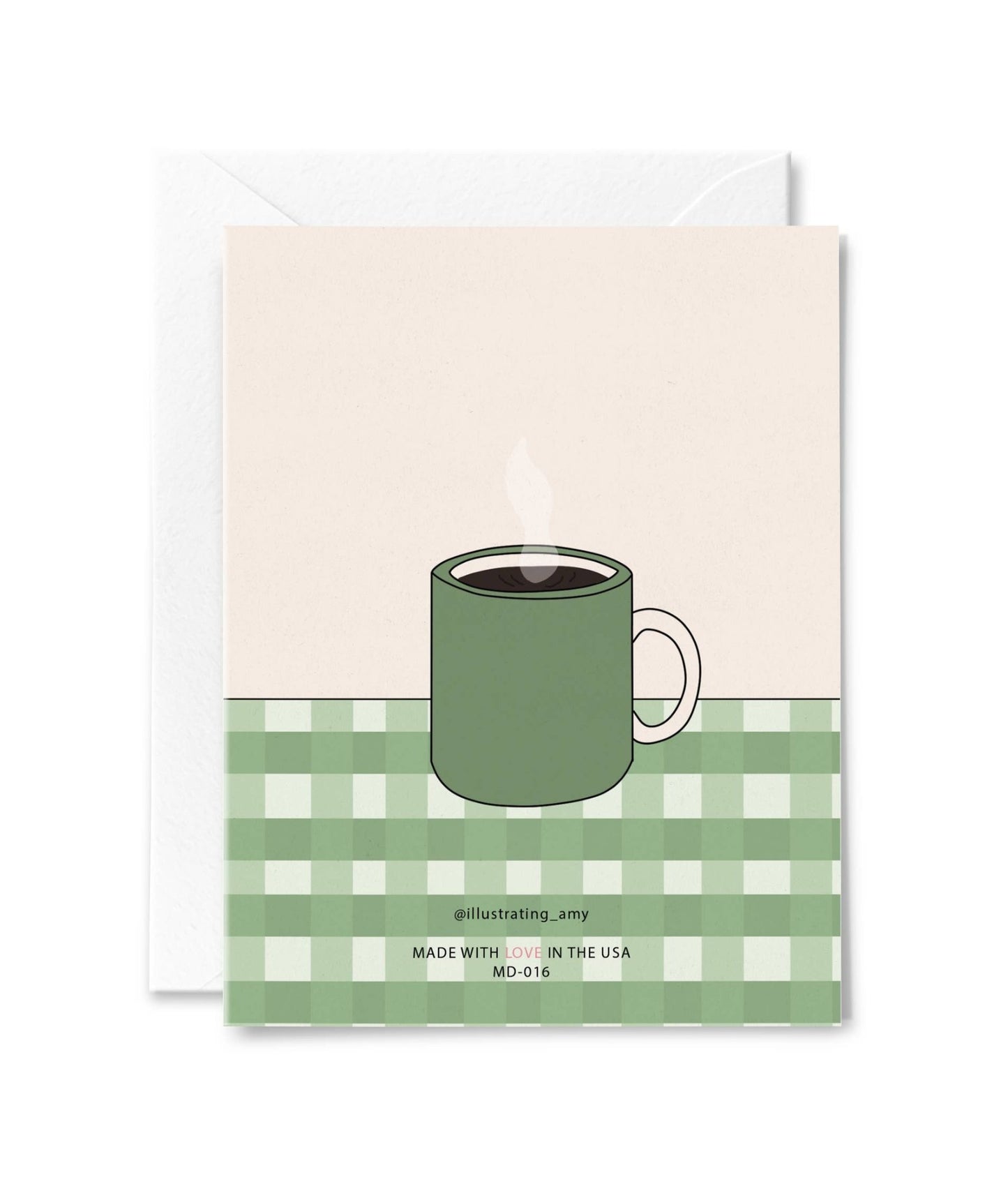 Illustrating Amy - Mom Pancakes Card - Dear John