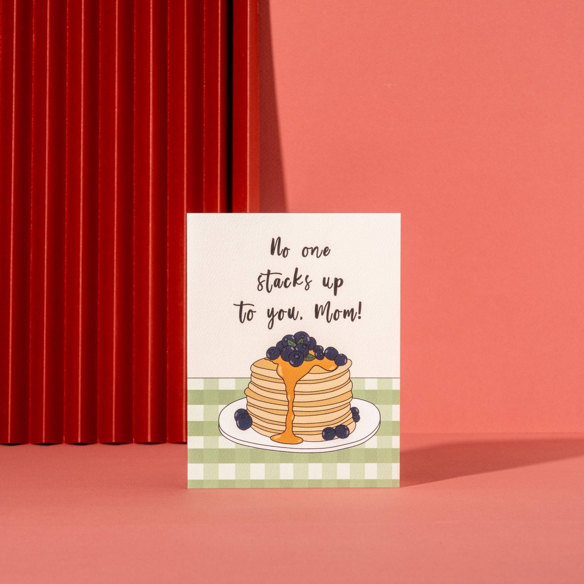 Illustrating Amy - Mom Pancakes Card - Dear John