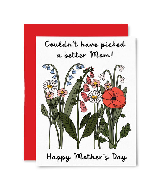Illustrating Amy - Picked You Mothers Day Card - Dear John