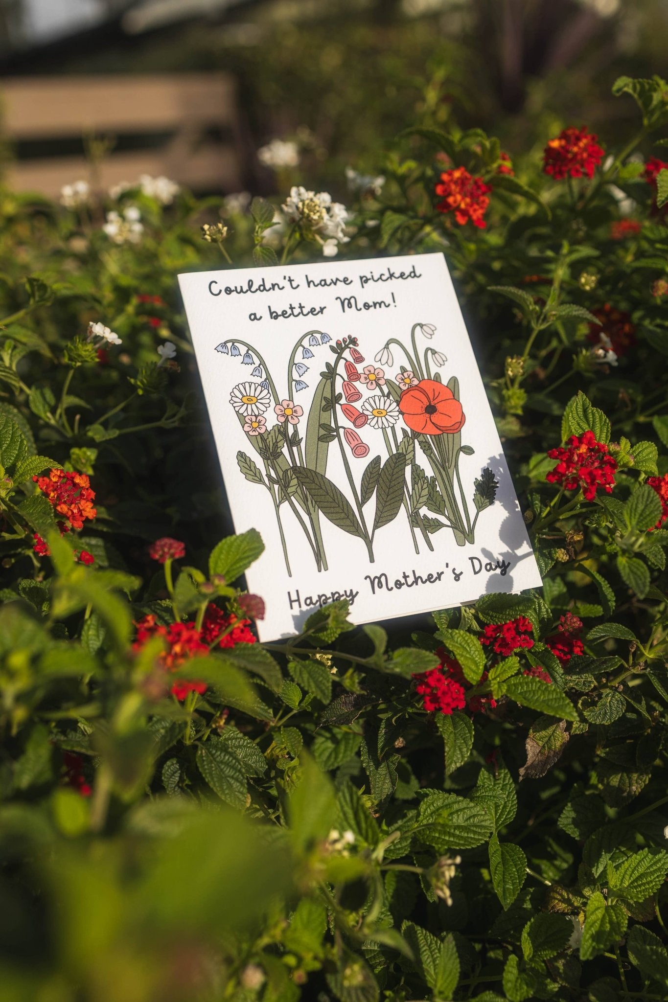 Illustrating Amy - Picked You Mothers Day Card - Dear John