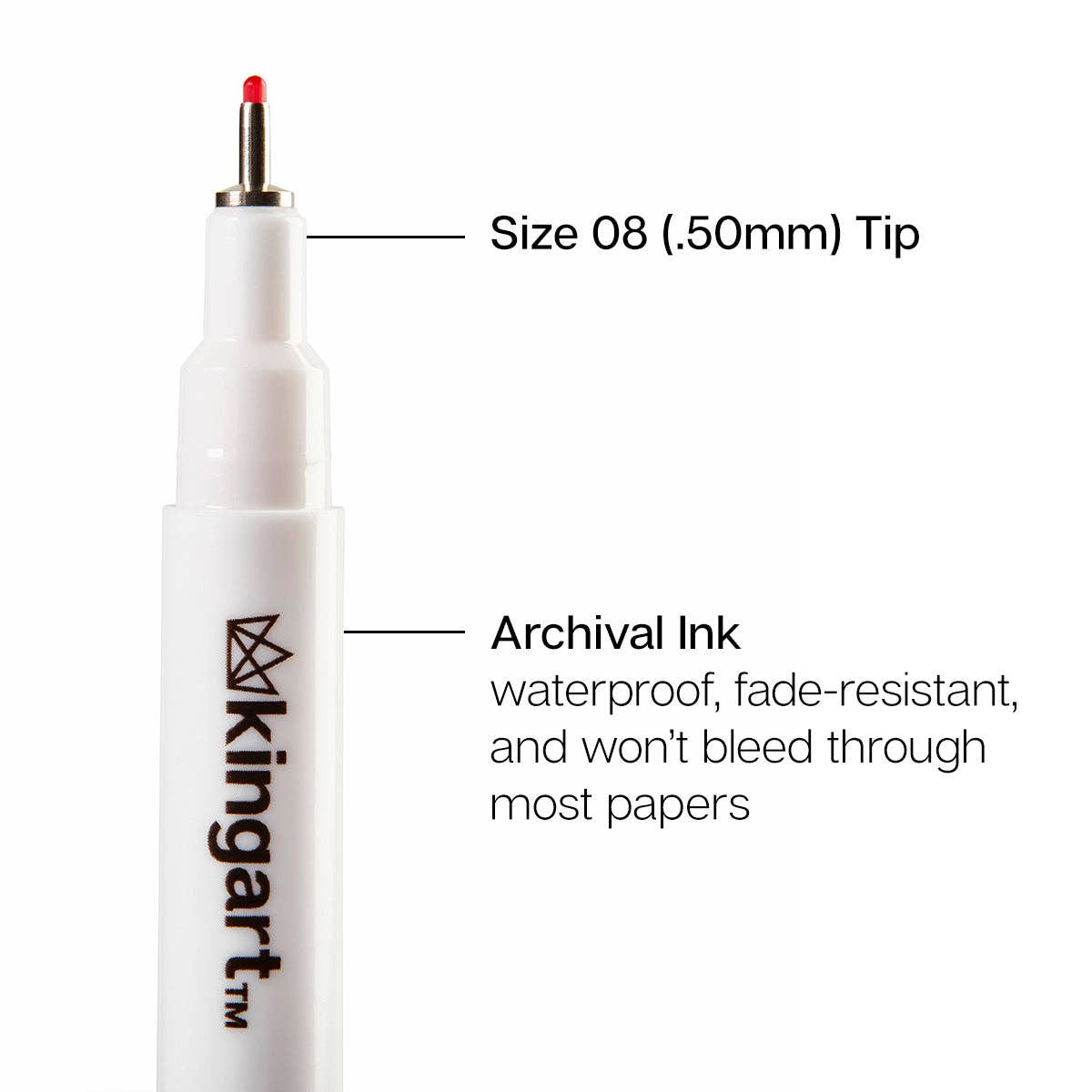 Inkline™ Fine Line Pens 8 Colors Size 8 - Dear John