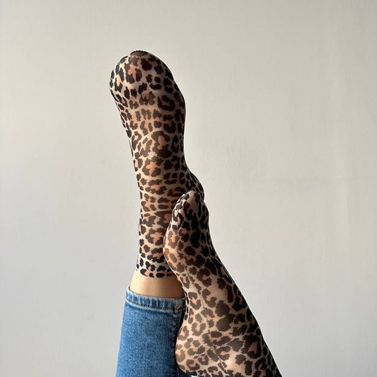 Jane Leopard socks women - Dear John