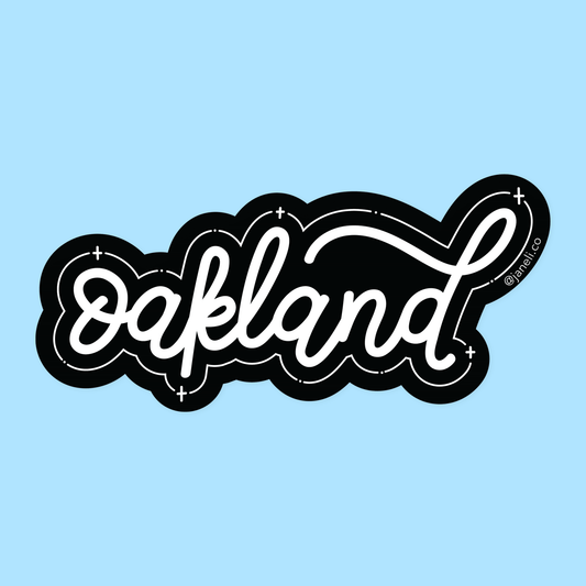 JaneLi.Co - Oakland Sticker - Dear John