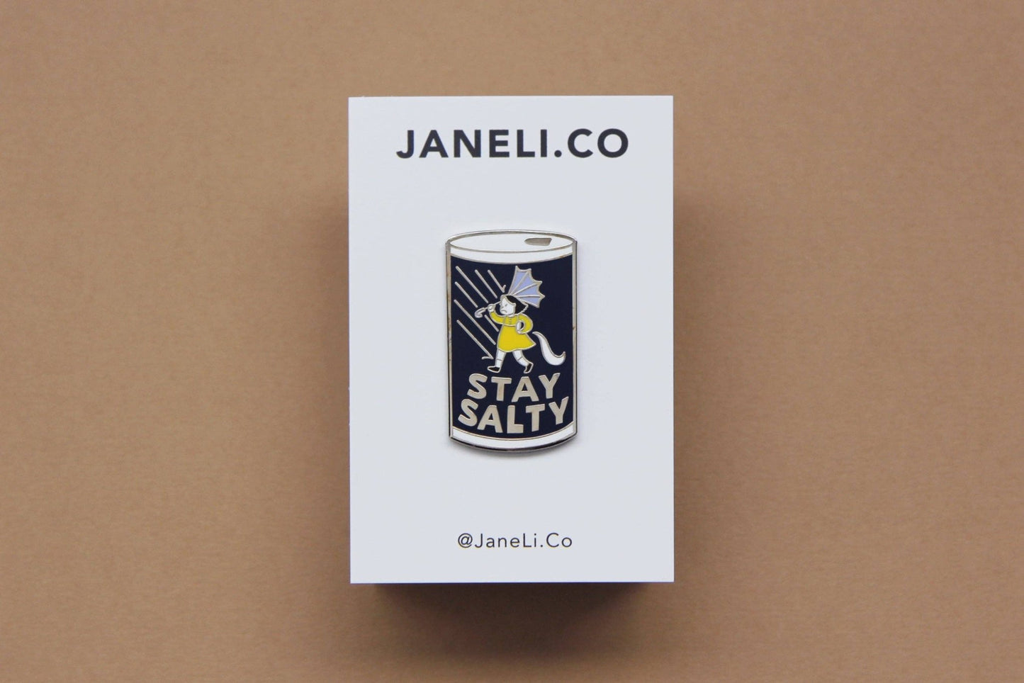 JaneLi.Co - Stay Salty Enamel Pin - Dear John