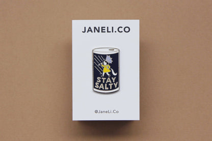JaneLi.Co - Stay Salty Enamel Pin - Dear John