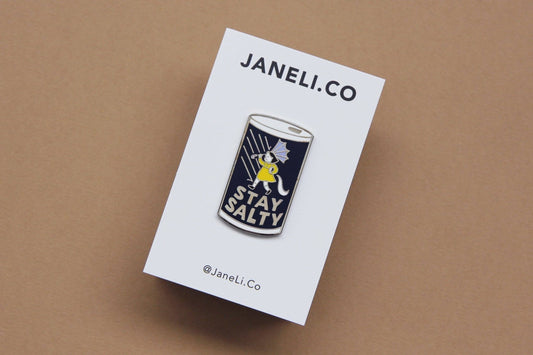 JaneLi.Co - Stay Salty Enamel Pin - Dear John