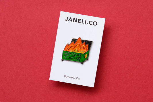 JaneLi.Co - Welcome to My Life Enamel Pin - Dear John